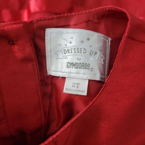 Gymboree‎ Red Tiered Ruffle Tulle Maxi Dress Toddler Girls Sz 2T Party Christmas - Picture 3 of 4